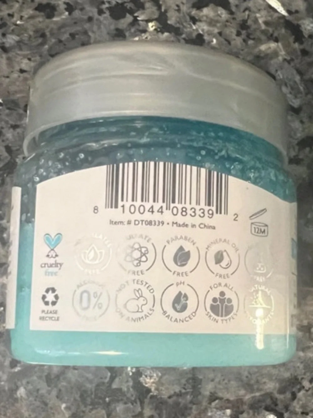 Global Beauty Care Hyaluronic Acid Exfoliating Body Scrub New
